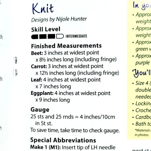 Annies Crochet/Knit Kit Fall Table Toppers w/Yarn & Instructions - New - Picture 11 of 12